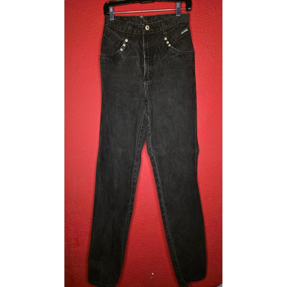 Vintage Rockies jeans Black Denim High Waist Womens 30/11 XL